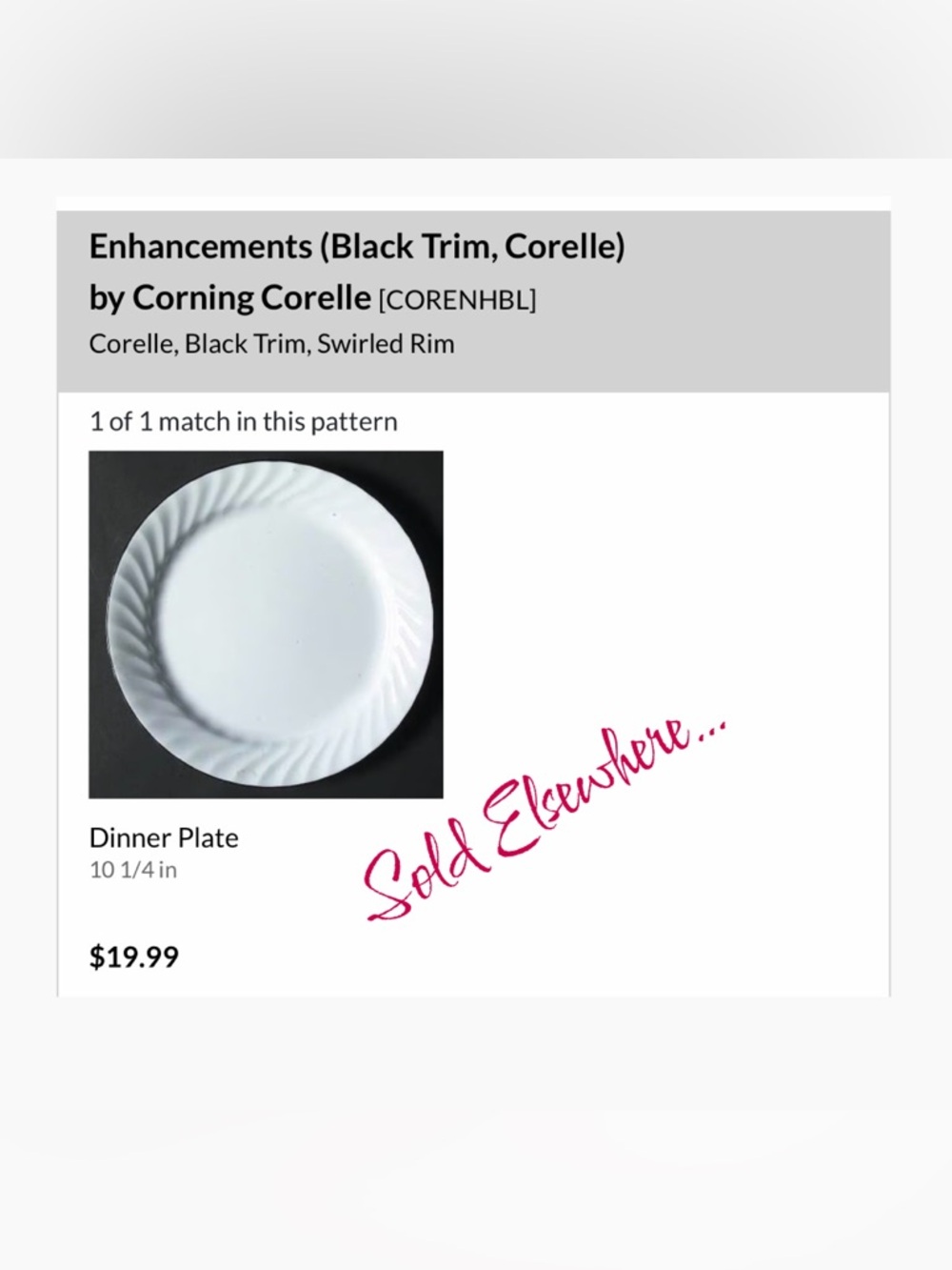 Corelle Enhancement Dinner Plates Set of 4 - Picture 7 of 7
